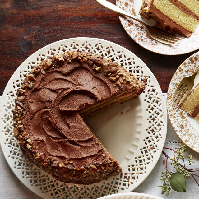 Chocolate Toffee Crunch Cake