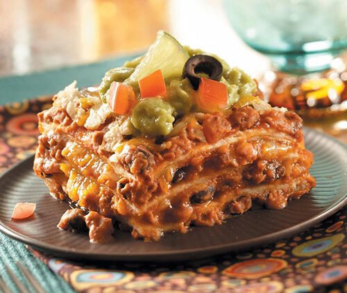 Corn Tortilla Lasagna