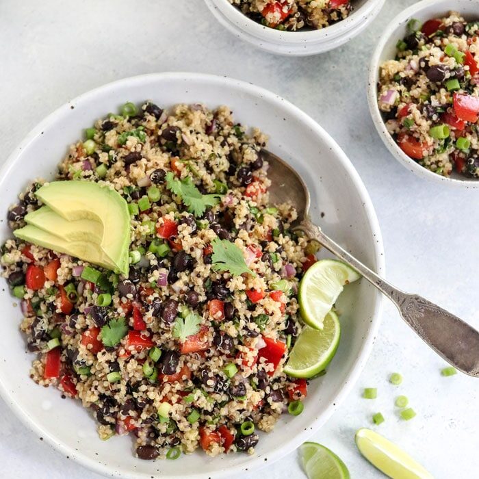 Spicy Quinoa Black Beans